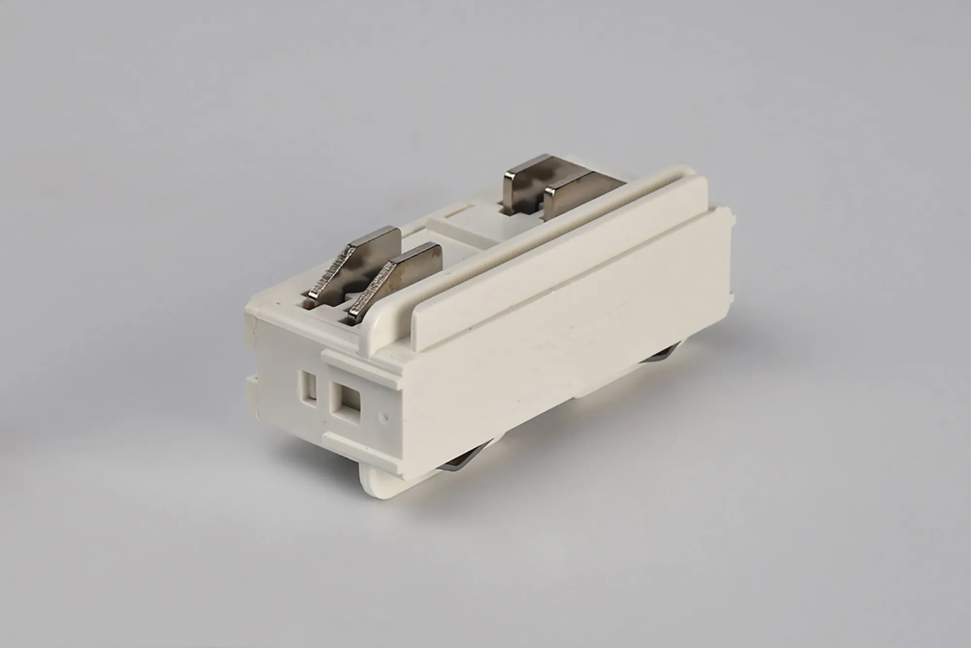 Electrical Straight Coupler 3 Circuit Surface Mounted Track 555 1 1206 6  Eutrac 3 Circuit Surface-RAL9016